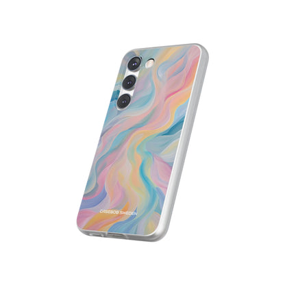 Dreamy Pastel Swirls - Flexi Samsung S23 Phone Case