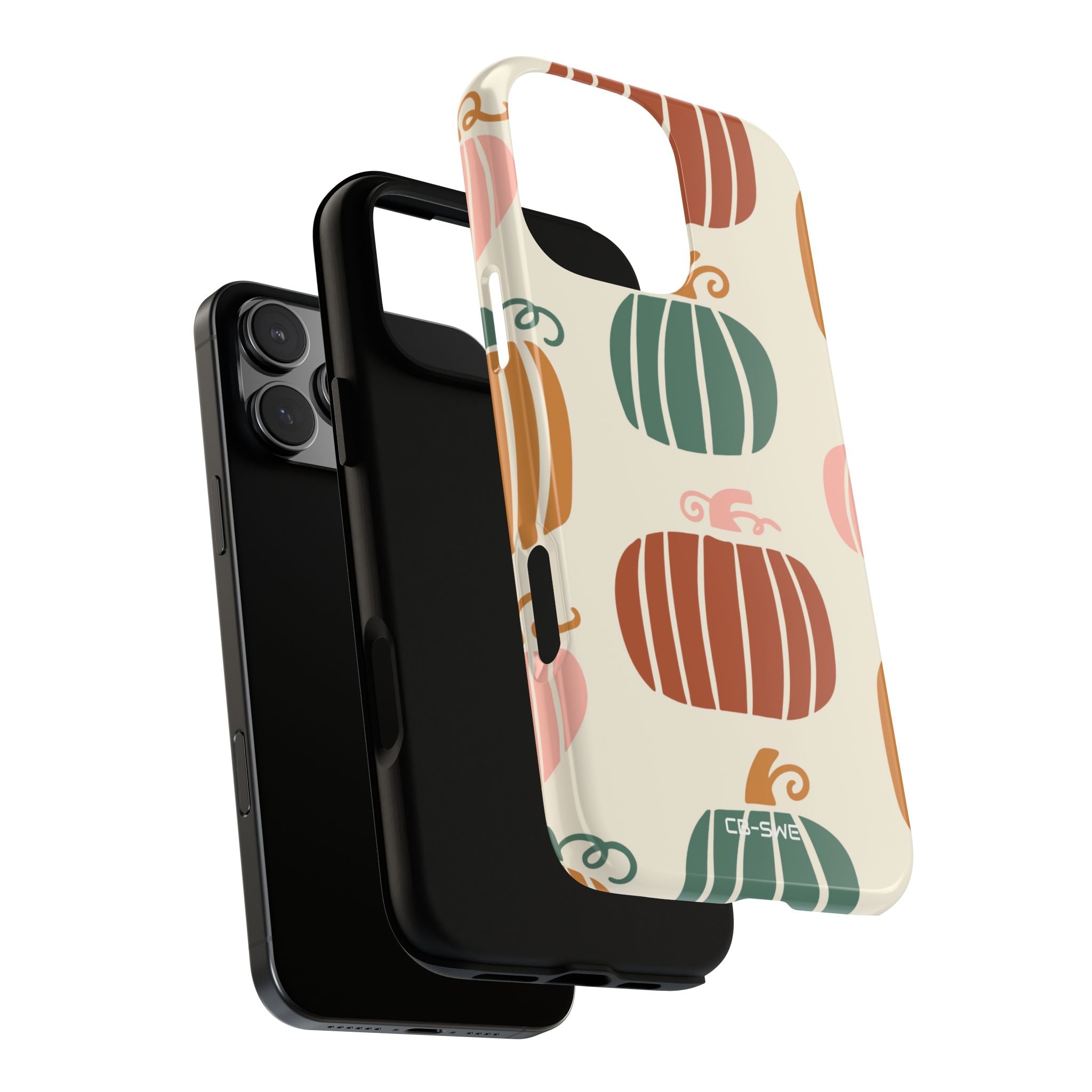Whimsical Pumpkin Harmony - iPhone Case