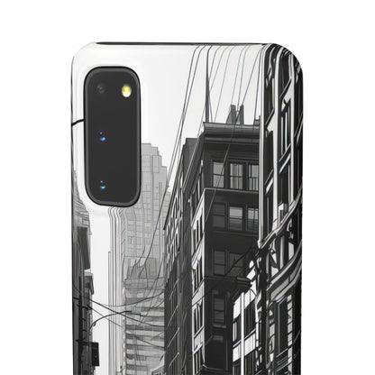 Urban Cityscape Line Perspective Samsung S20 - Slim Phone Case