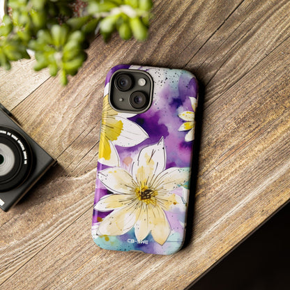 Vibrant Watercolor Flowers - iPhone Case