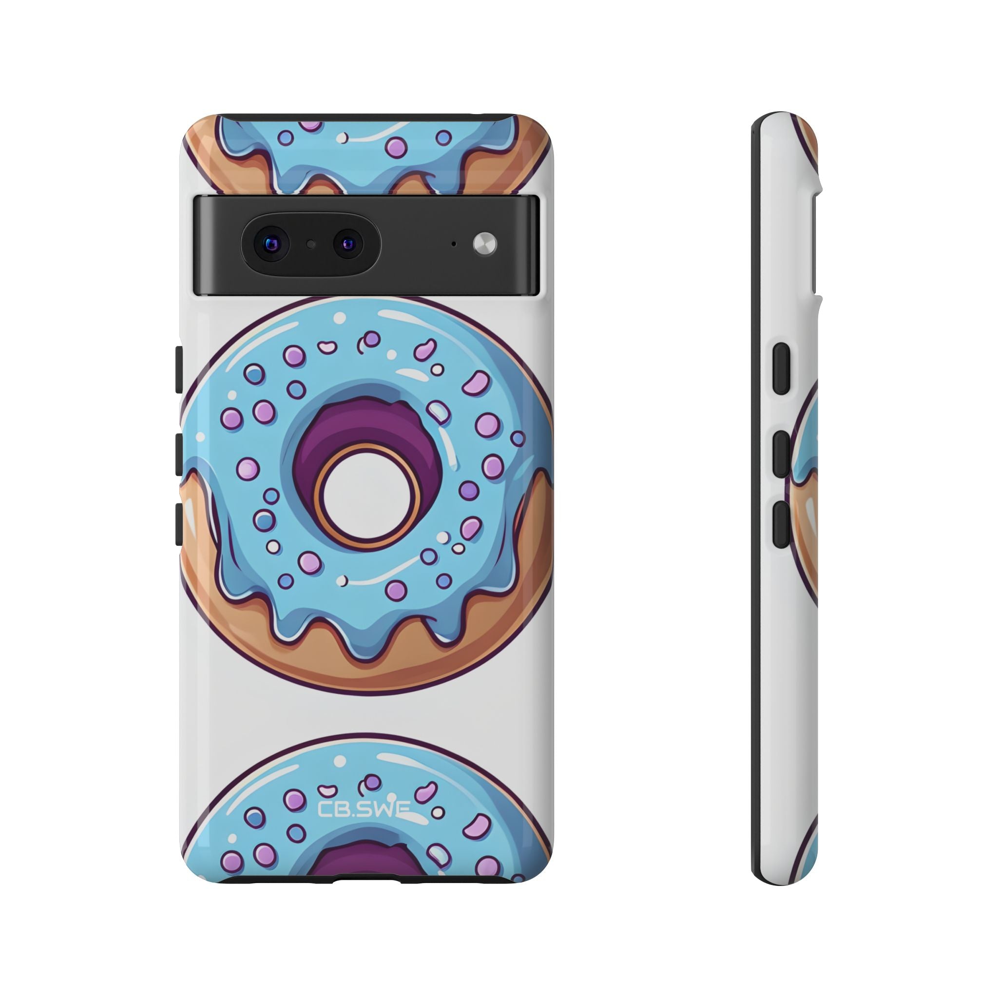 Playful Cartoon Donuts Kids Seamless Google Pixel 7 - Tough