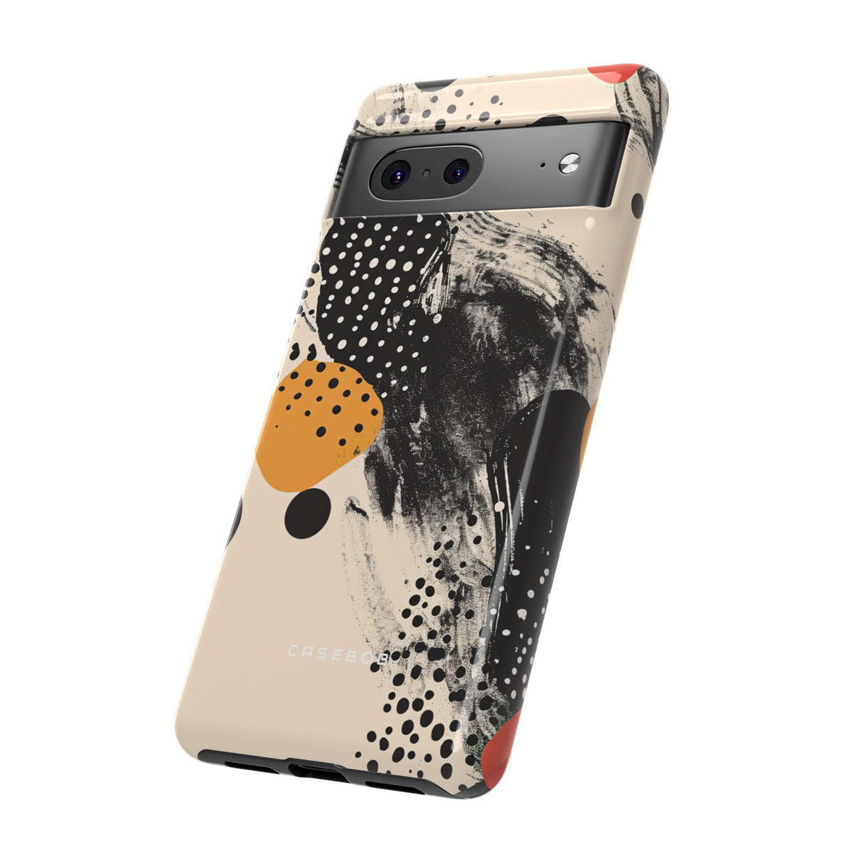 Black Dot Elegance - Schutzhülle fürs Telefon