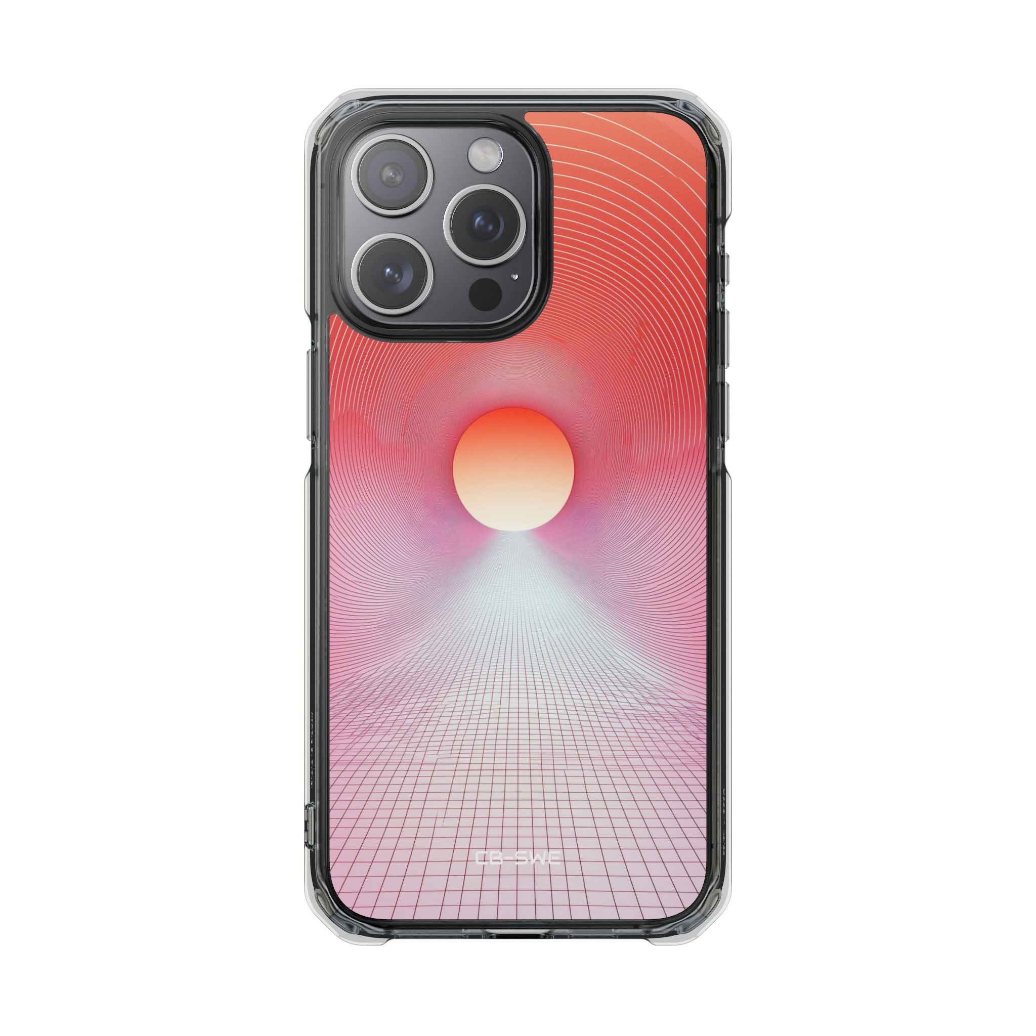 Circles Embrace Light iPhone Case - Impact