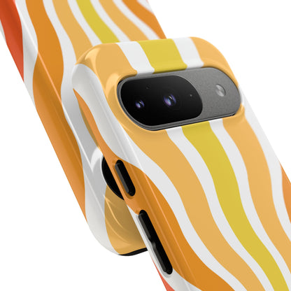 Retro Sunshine Waves - Google Pixel Case