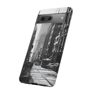 Noir Urban Serenity | Protective Phone Case for Google Pixel