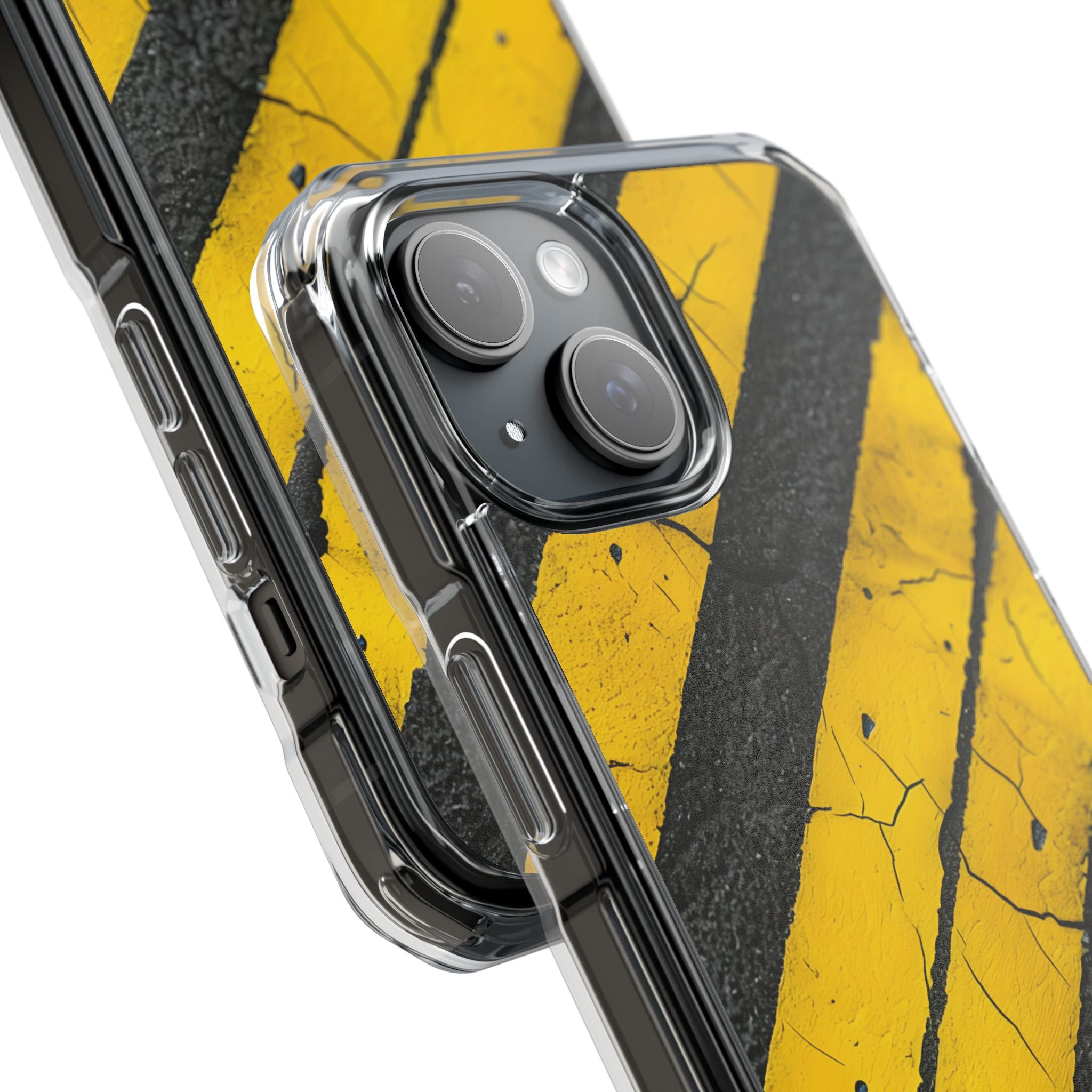 Cracked Caution iPhone 15 Case - Impact