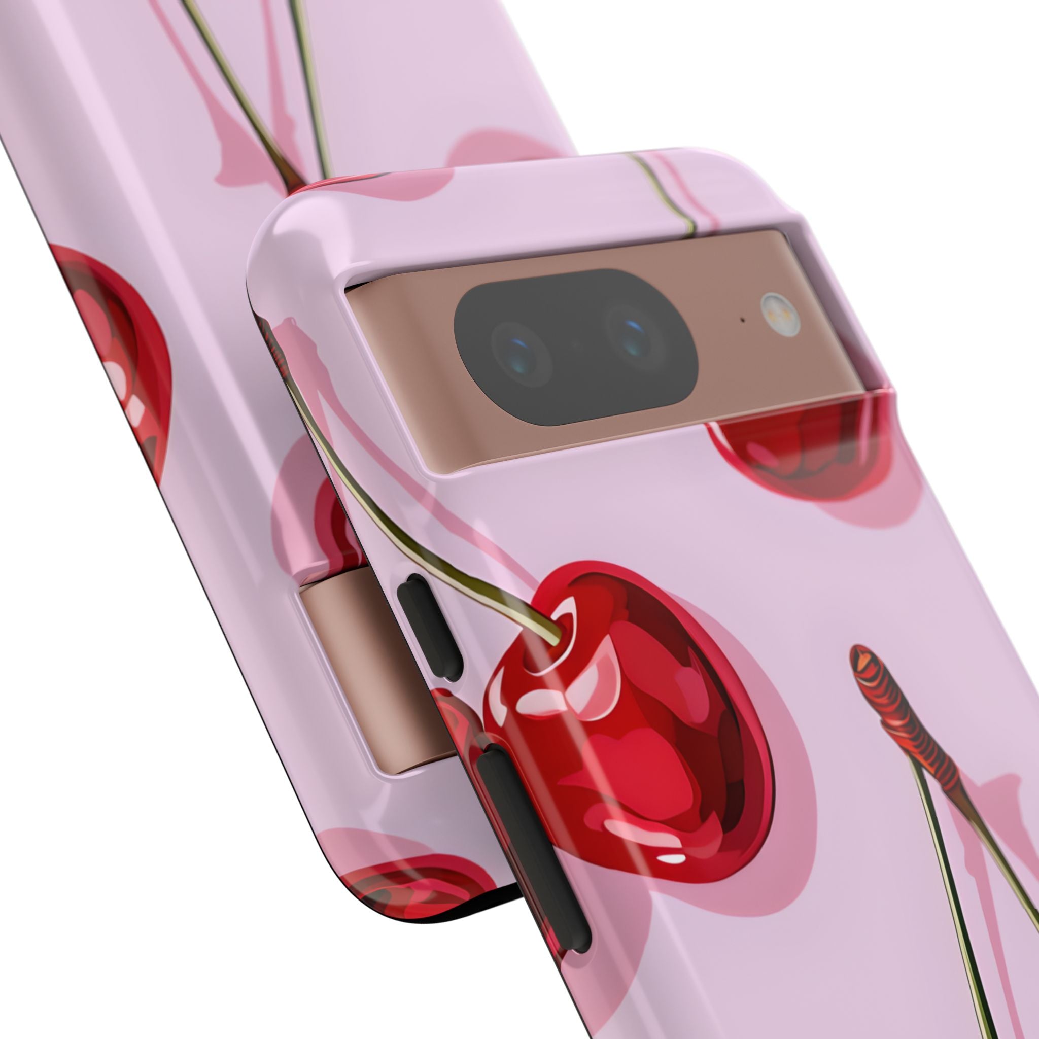 Glossy Cherry Burst Google Pixel 8 Case - Tough