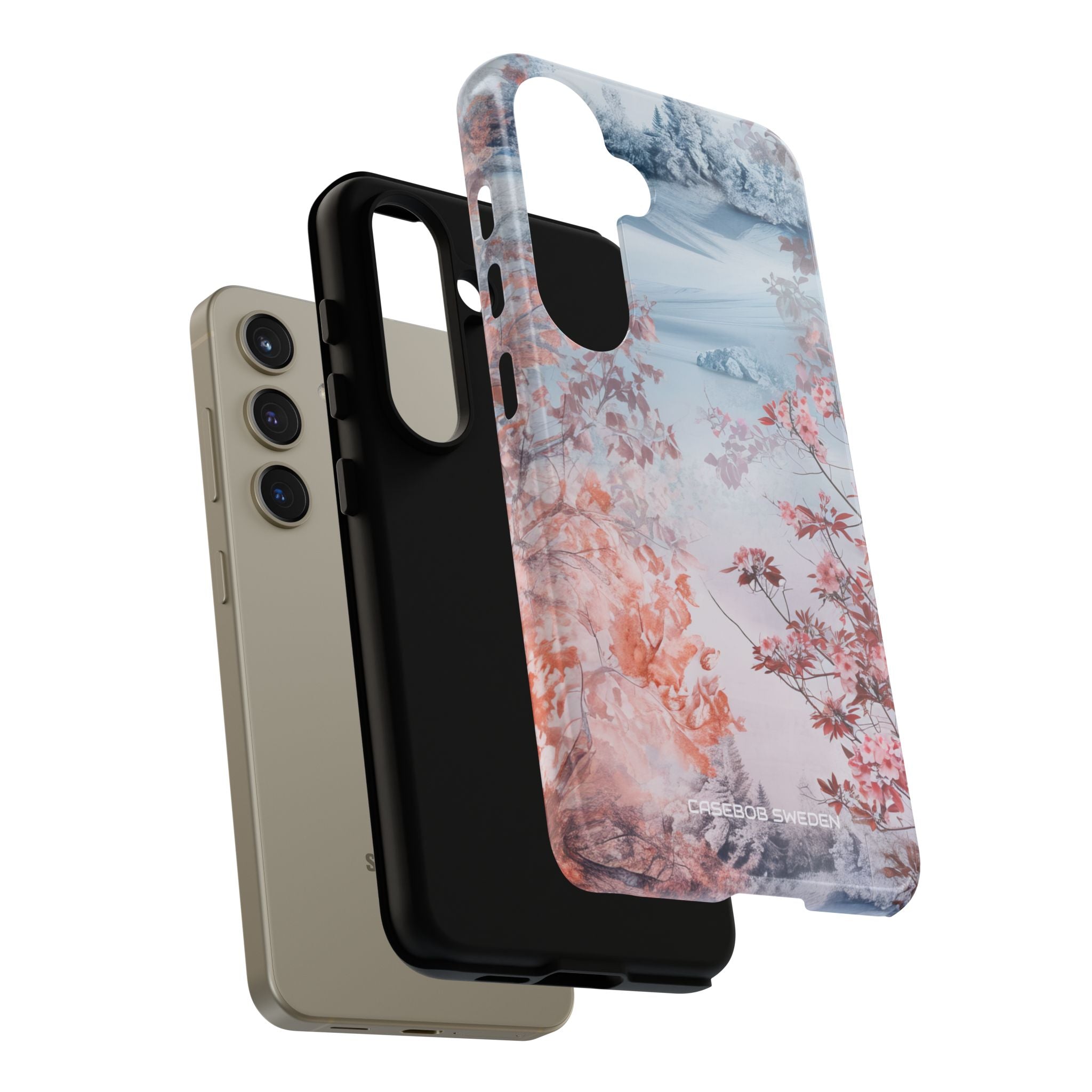 Floral Serenity Case - Tough Samsung S24 Phone Case