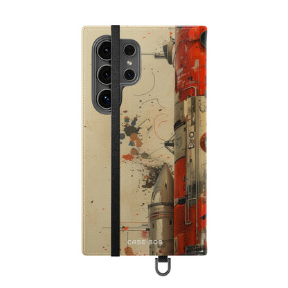 Crimson Rocket - Samsung S24 Ultra Case - Portemonnee