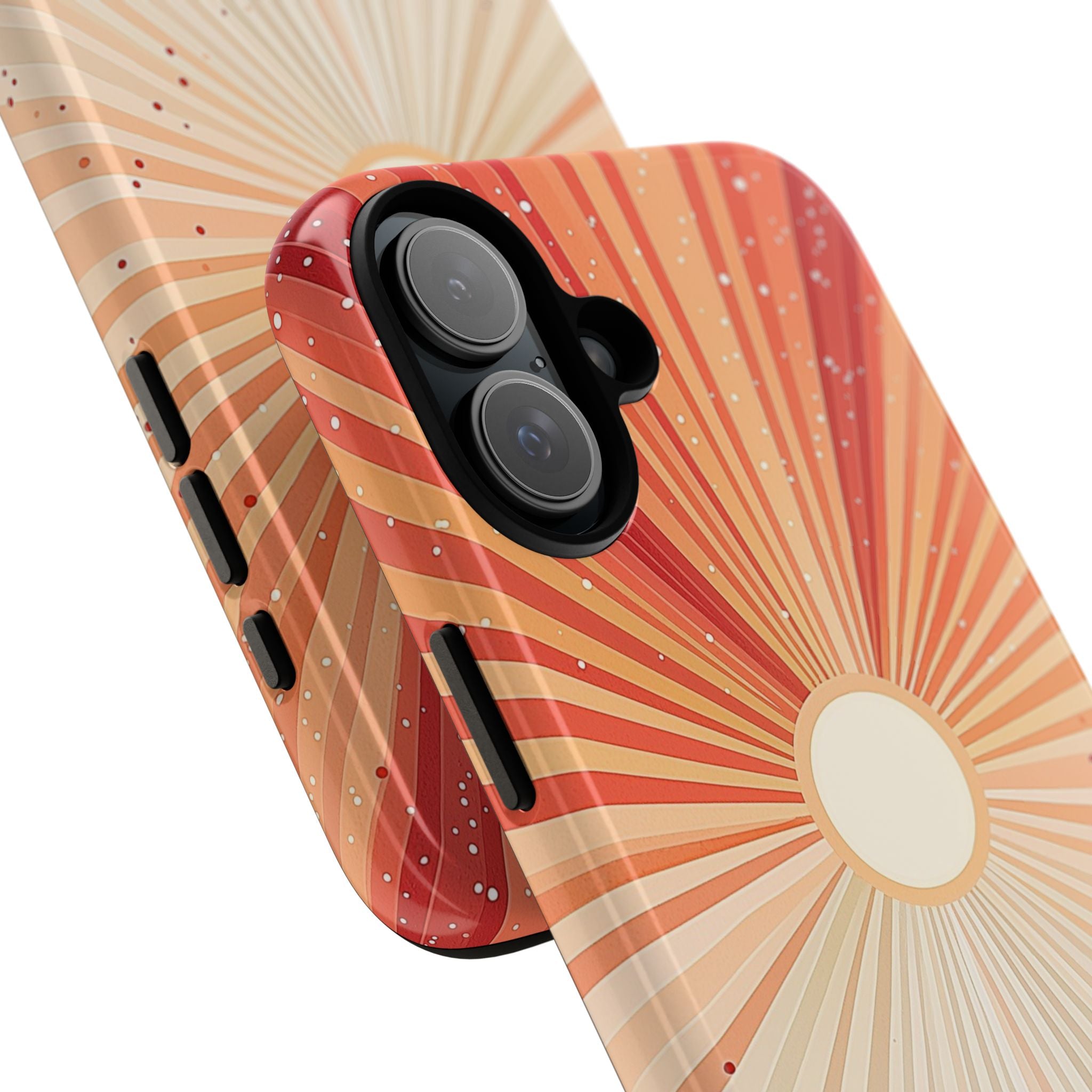 Yellow Burst iPhone 16 Plus Case - Tough