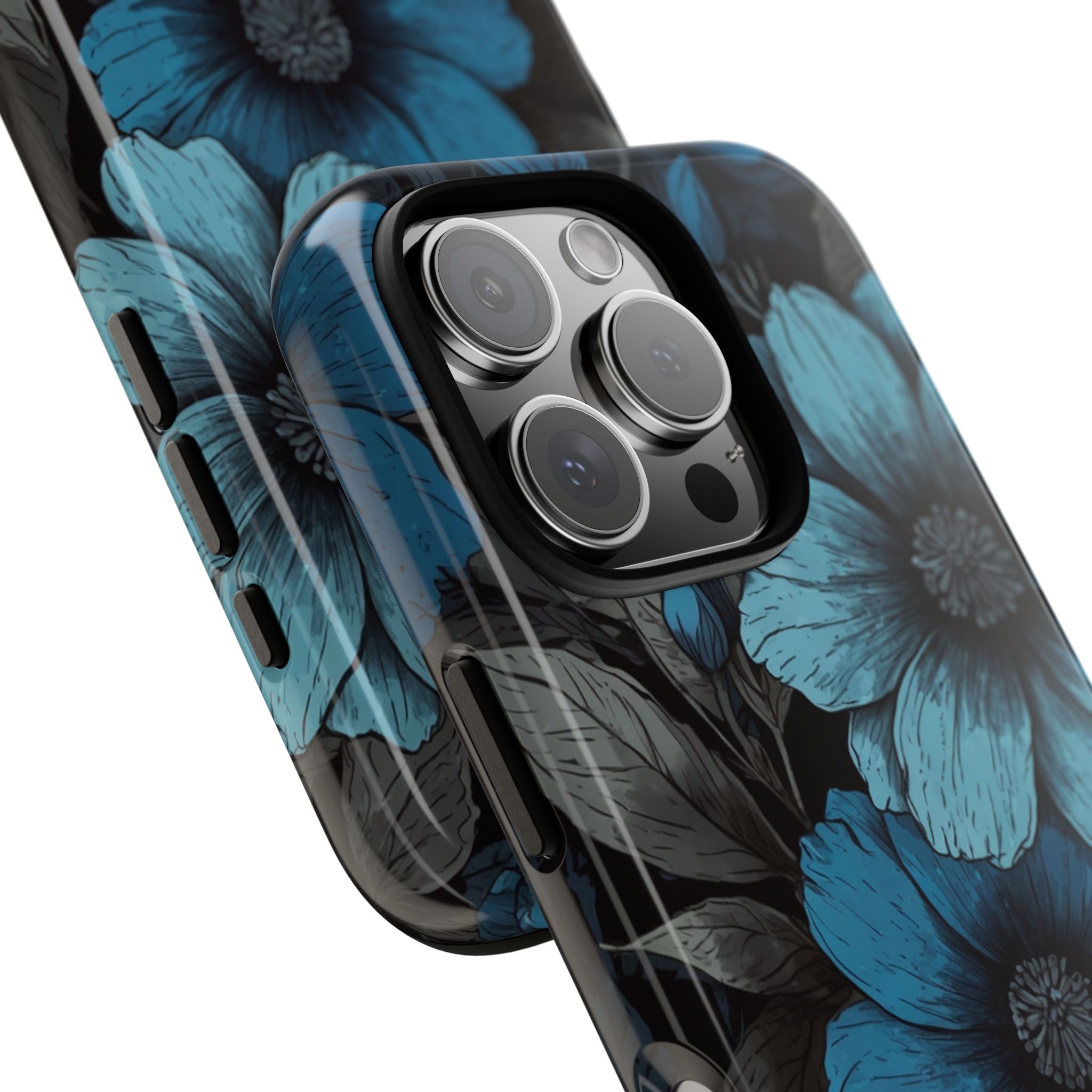 Flower Embrace Depth - iPhone Case