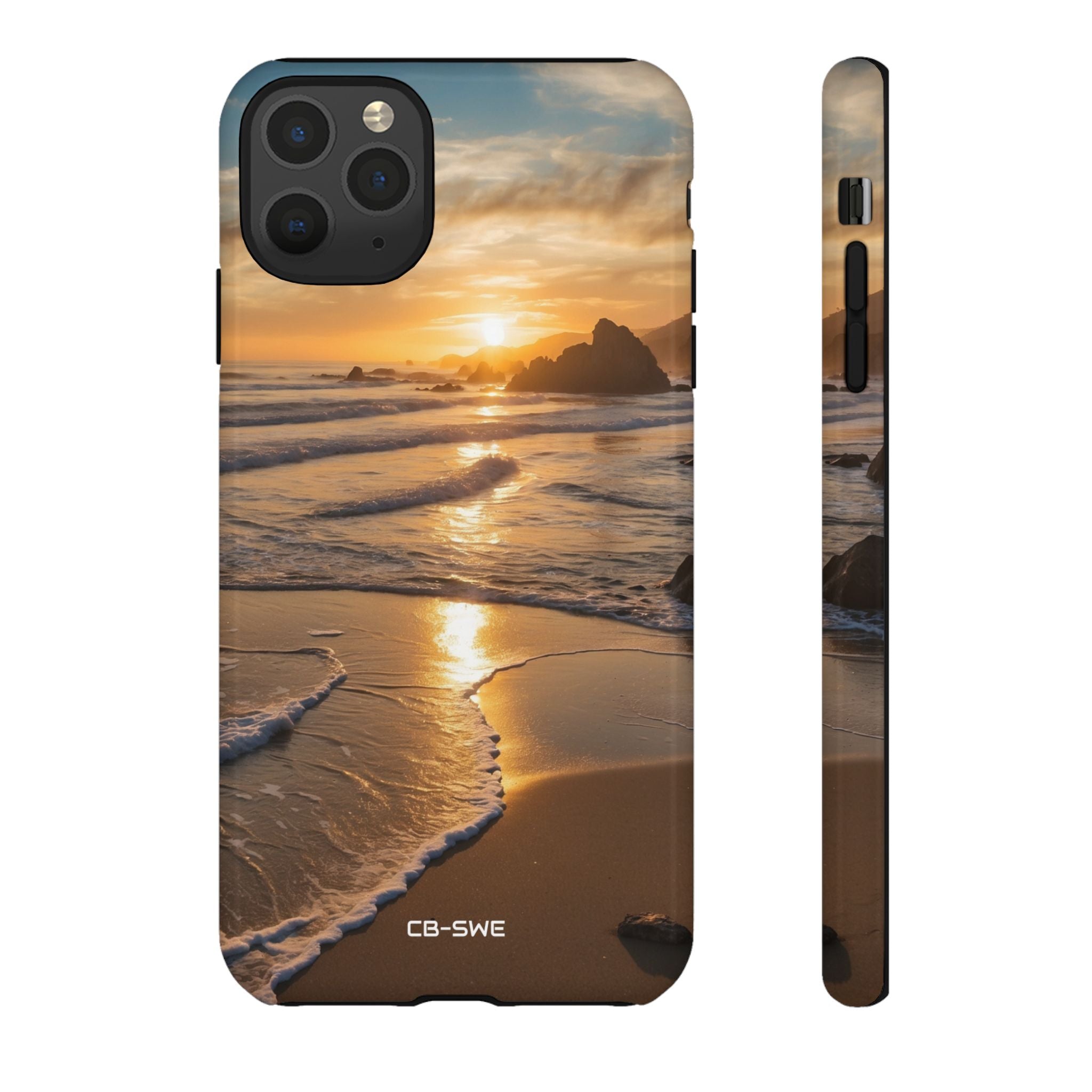 Waves Embrace Shore - iPhone Case