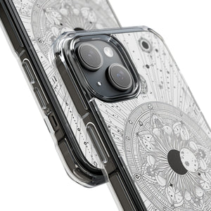 Celestial Mandala Mystique – Handyhülle für iPhone (Clear Impact – Magnetisch) 