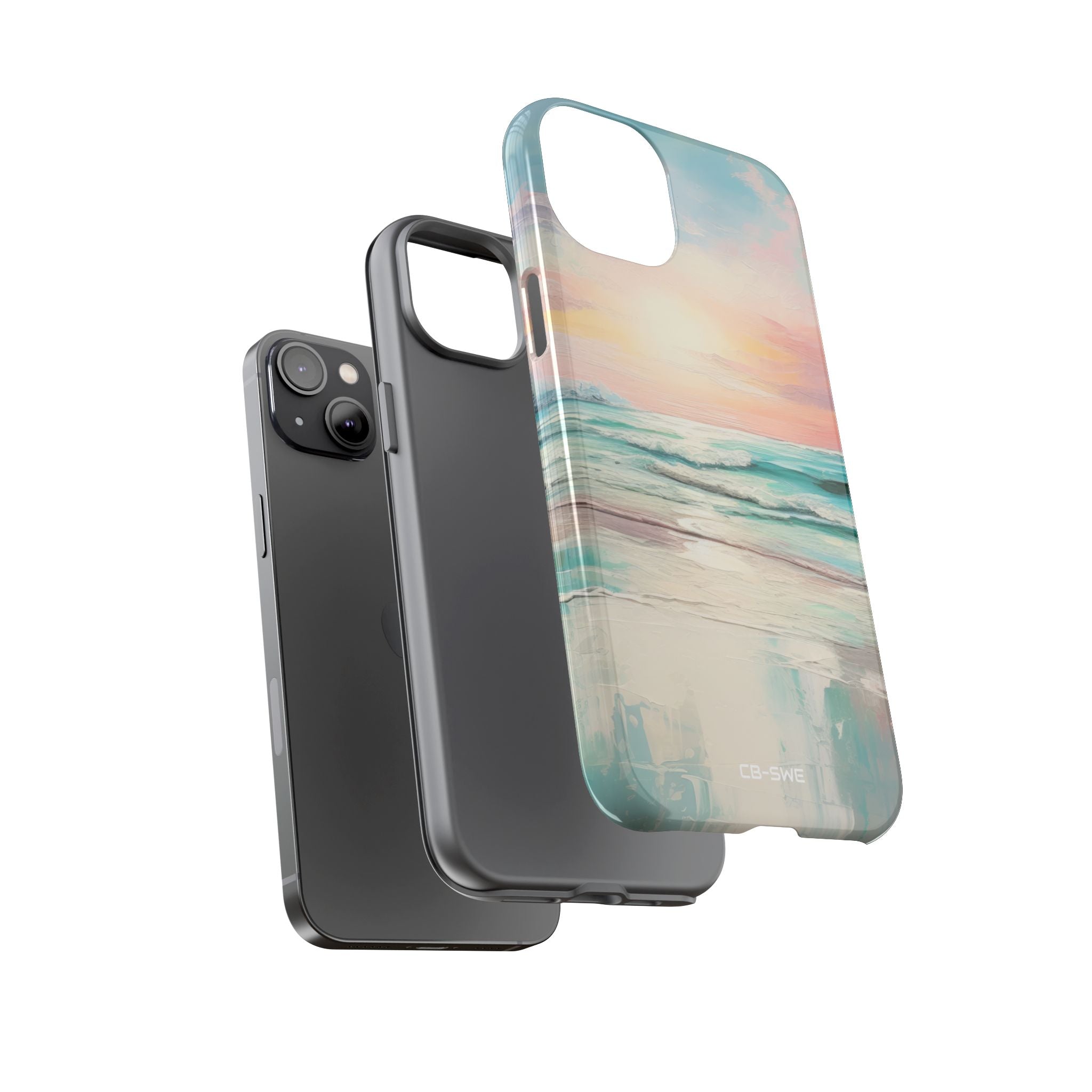 Waves Glistening Softly - iPhone Case
