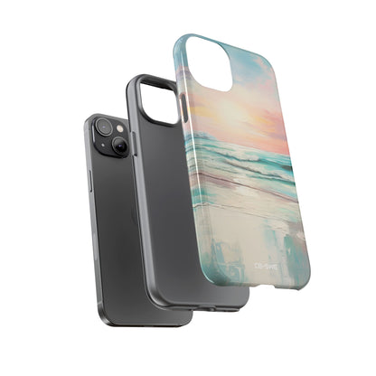Waves Glistening Softly - iPhone Case