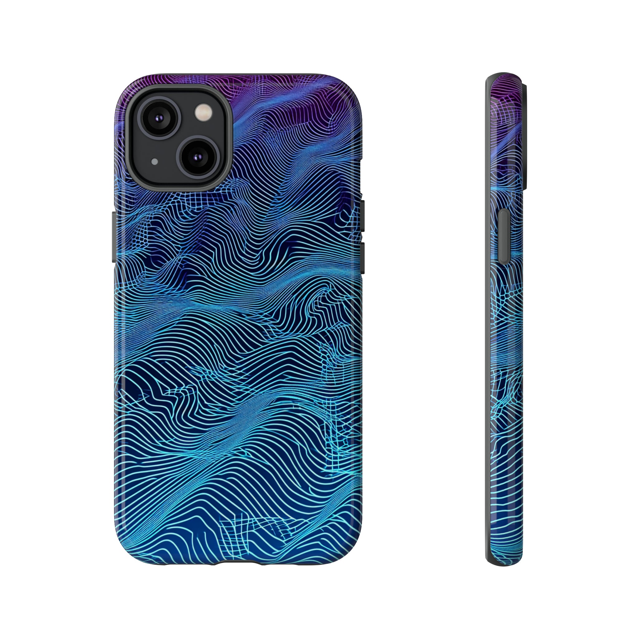 AI Interface: Tech Gradient - Protective Phone Case