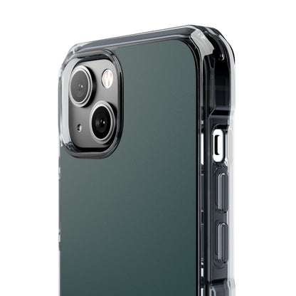 Dark Slate Gray - Clear Impact Case for iPhone