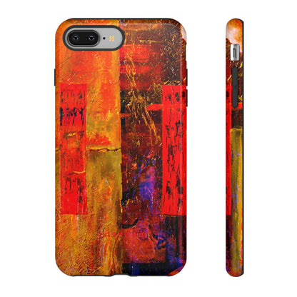 Red Oil Painting - Protective Phone Case