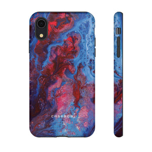 Deep Red Ink Art Phone Case - Protective - Protective Phone Case