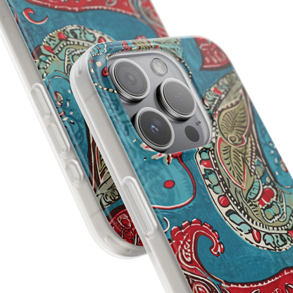 Vintage Paisley Elegance iPhone 15 - Flexi Phone Case