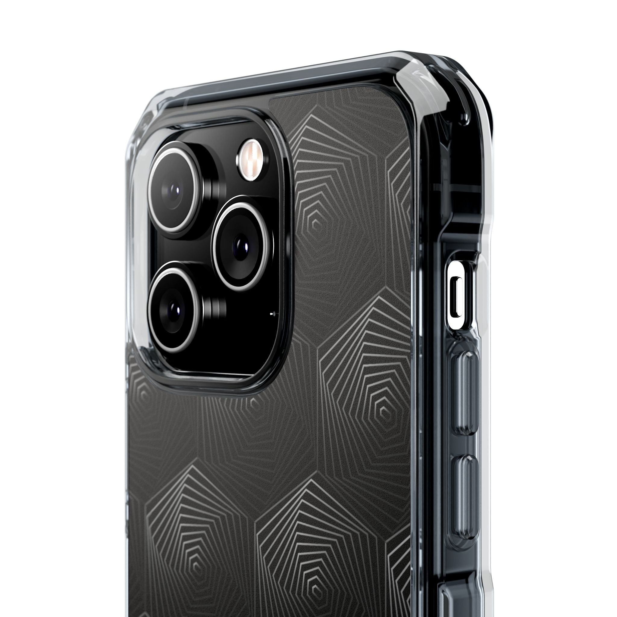 Geometric Spiral Illusion iPhone Case - Impact