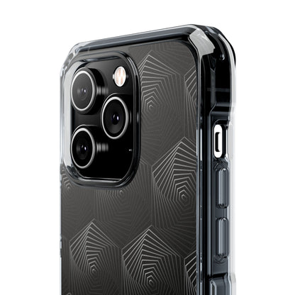 Geometric Spiral Illusion iPhone Case - Impact