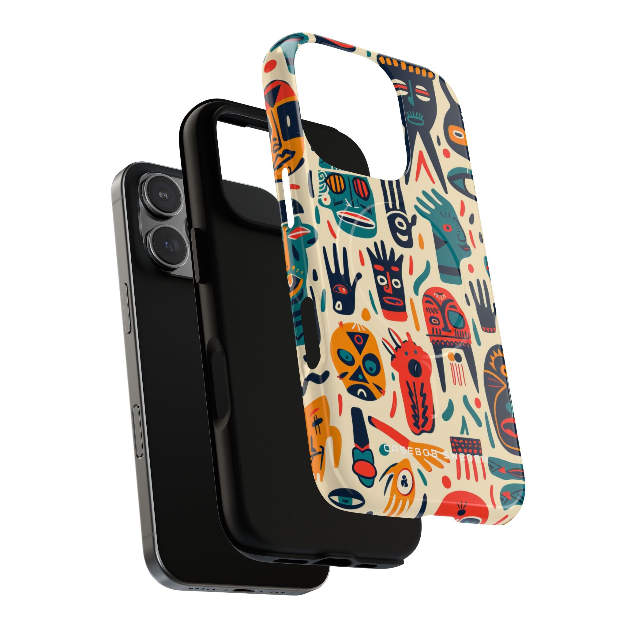 Gradient Tribalscape Vibrance iPhone 16 | Tough+ Phone Case