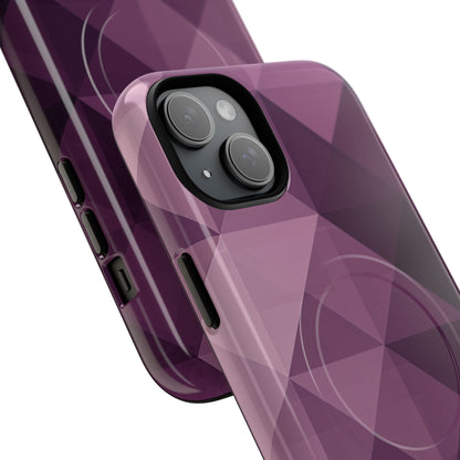 Gradient Purple Mosaic iPhone 15 | Tough+ Phone Case