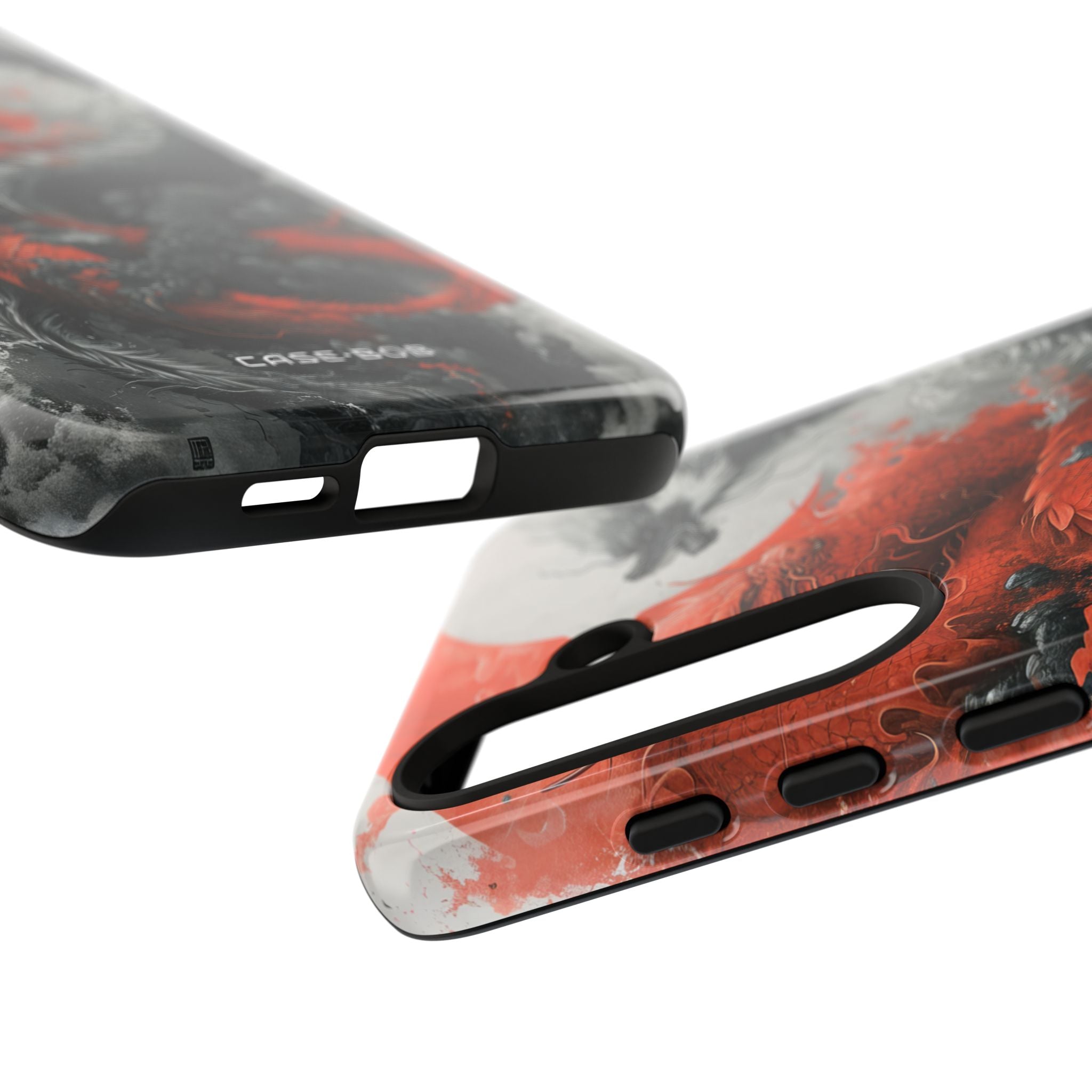 Twin Dragons Crimson Samsung S24 Plus Case - Tough