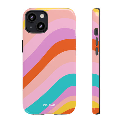 Fluid Color Waves - iPhone Case