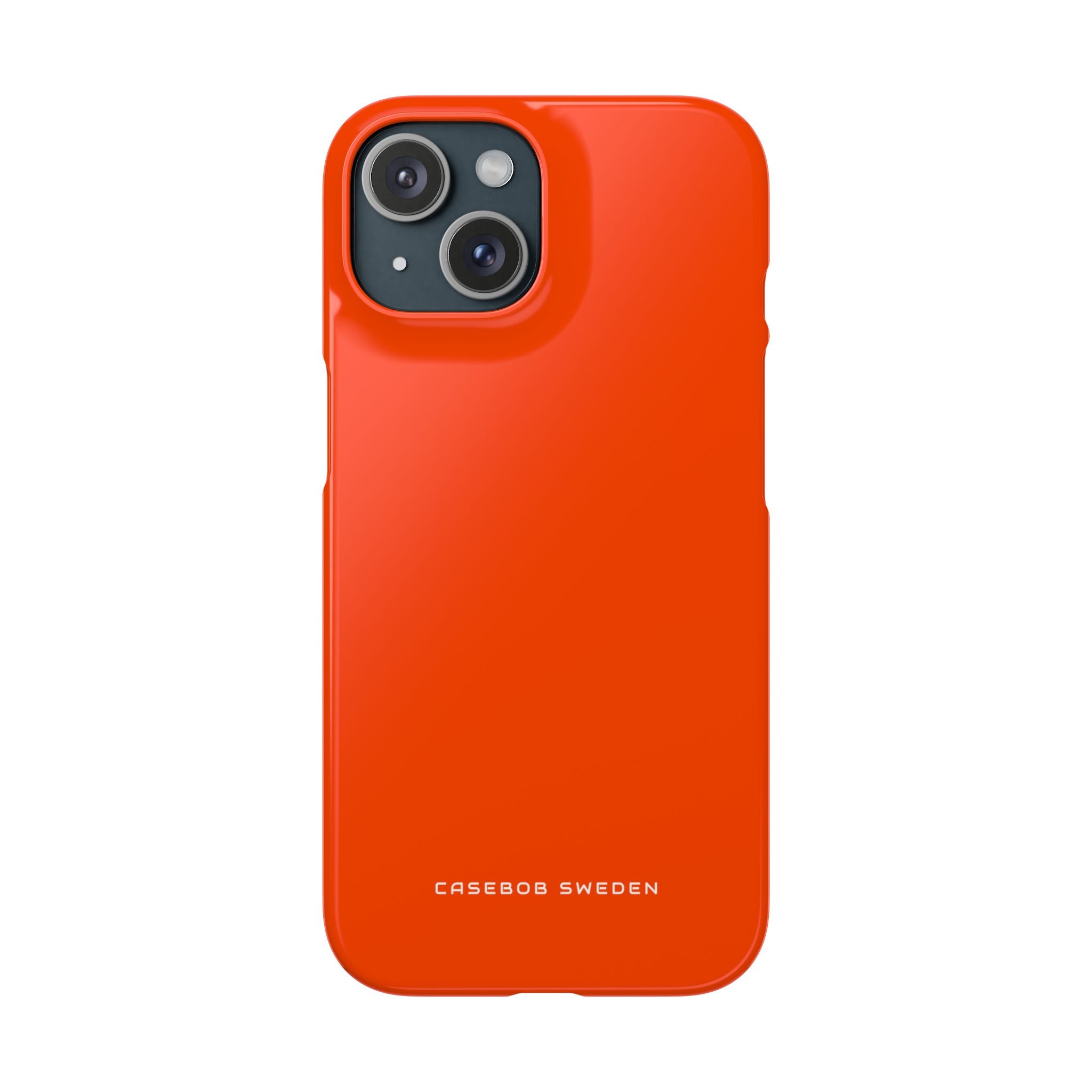 Orangerote iPhone 15 - Schlanke Handyhülle