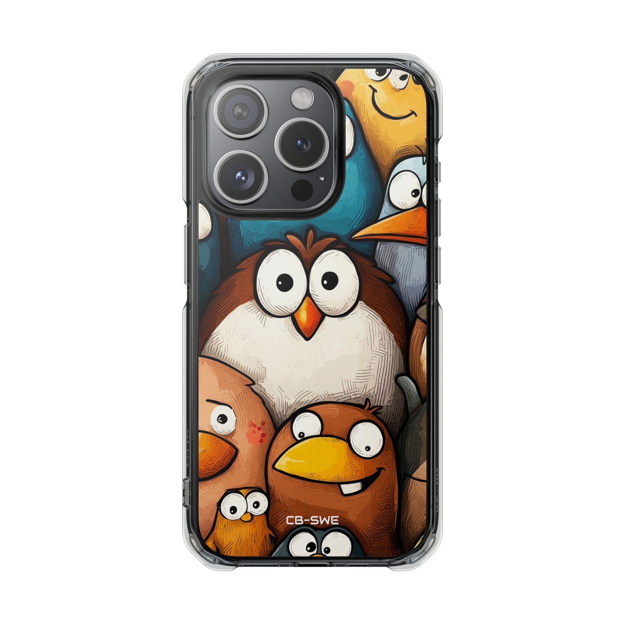 Whimsical Birds Gather iPhone Case - Impact