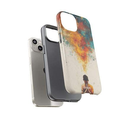 Monk Embracing Enlightenment - iPhone Case