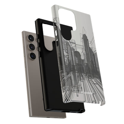 Urban Symphony: Monochromatic Lines - For Samsung S24