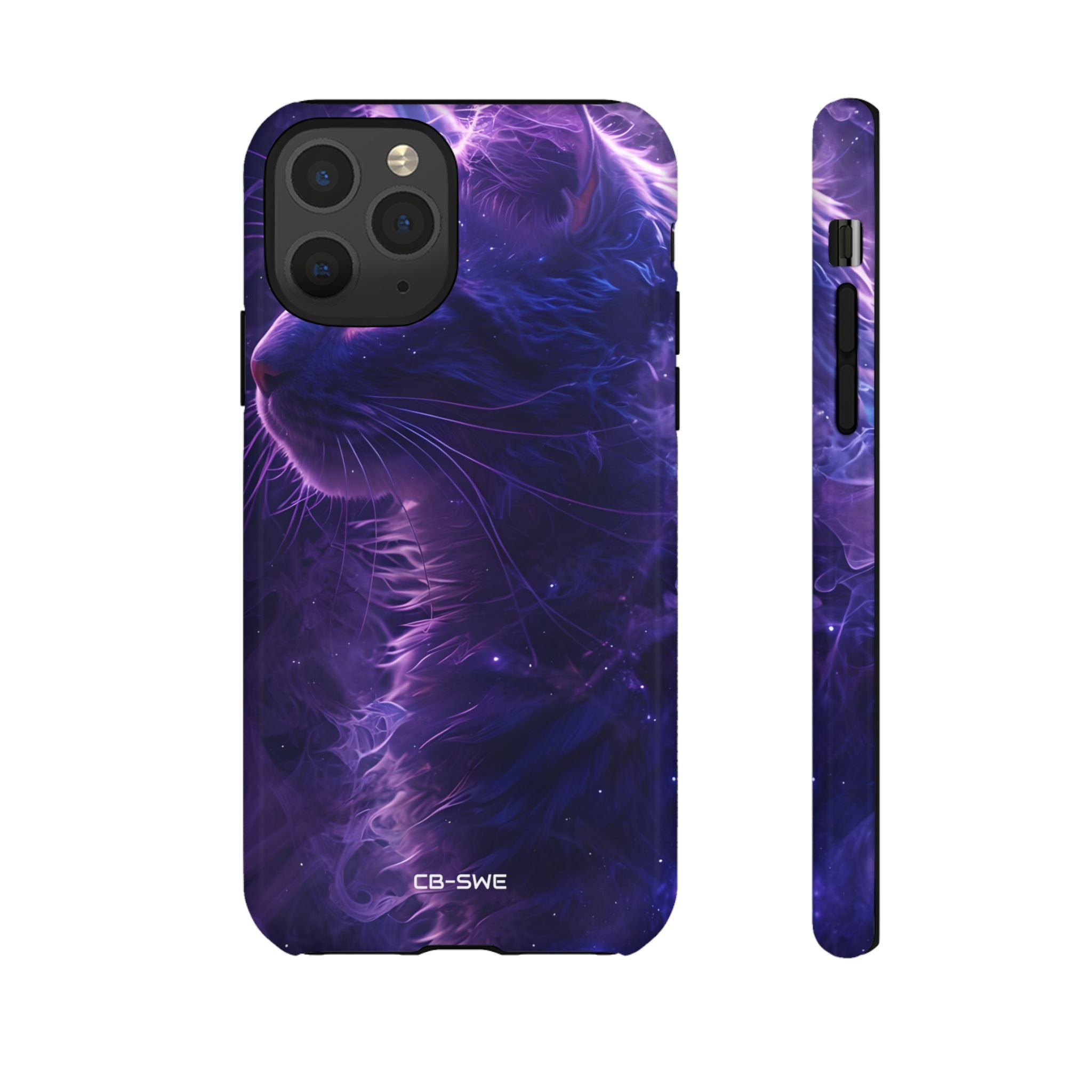 Mystical Starlit Cat - iPhone Case