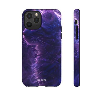 Mystical Starlit Cat - iPhone Case