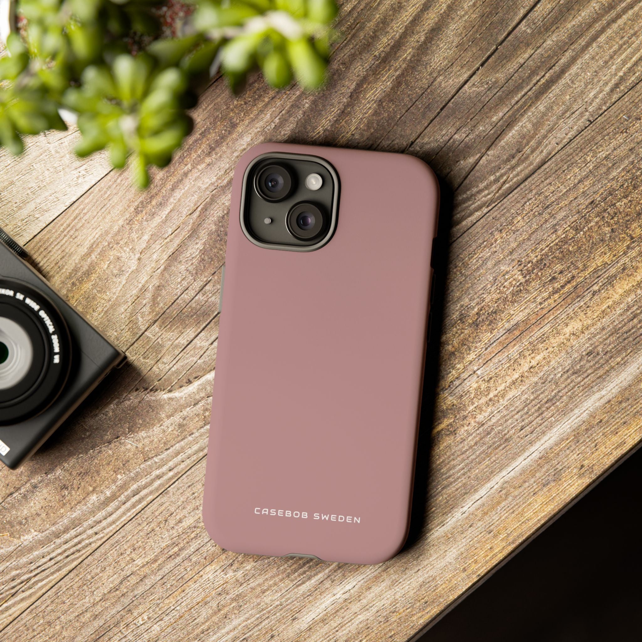 Rosy Brown iPhone 15 - Tough Phone Case