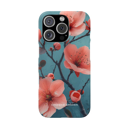 Floral Harmony Burst iPhone 16 - Slim Phone Case