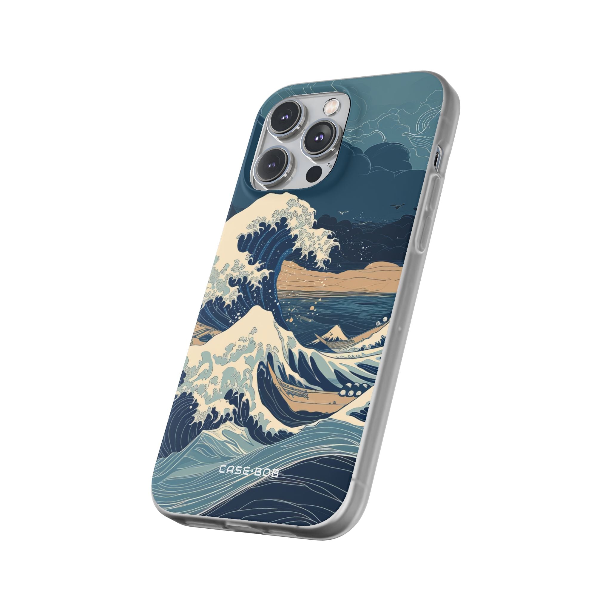 Cresting Blue Wave iPhone 14 Pro Max Case - Soft