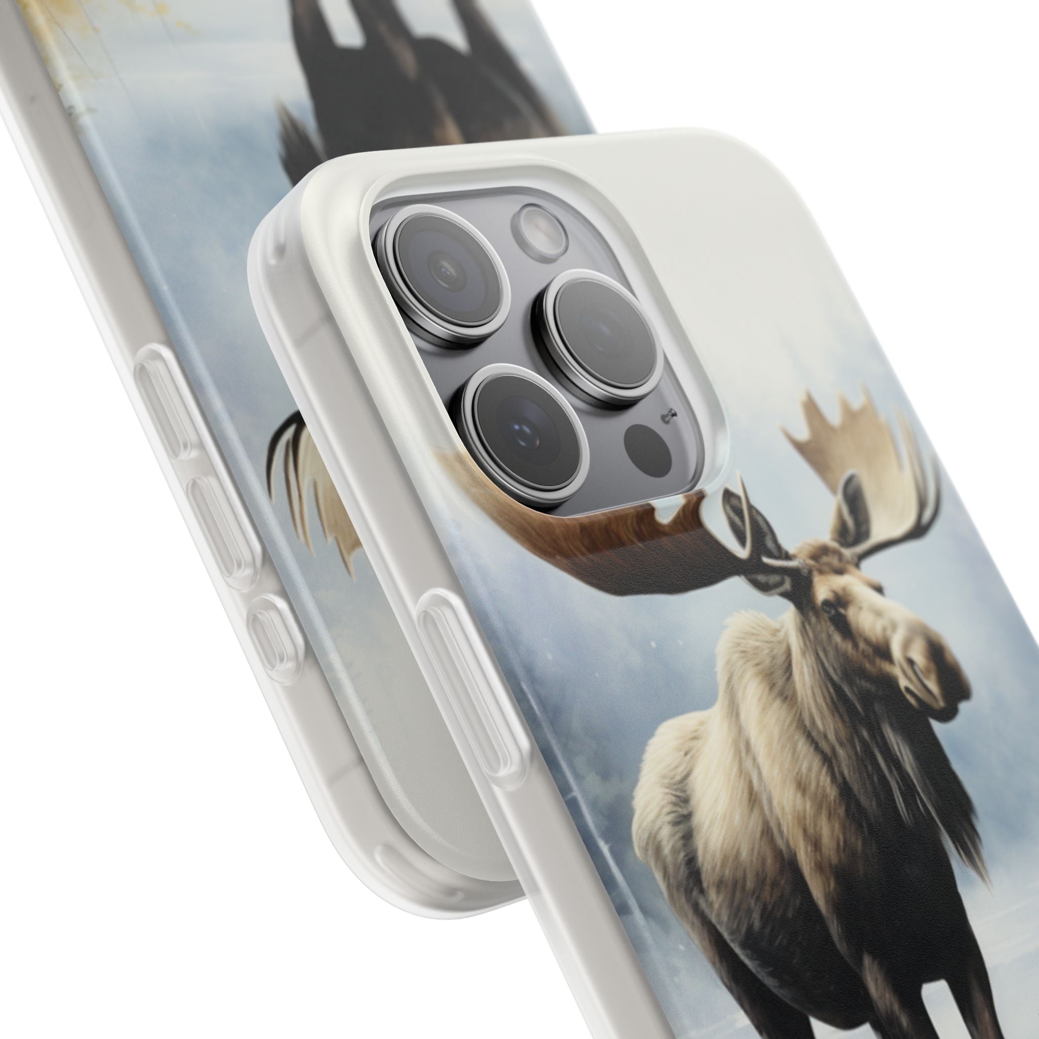 Moose Reflection iPhone 15 Pro Max Case - Soft