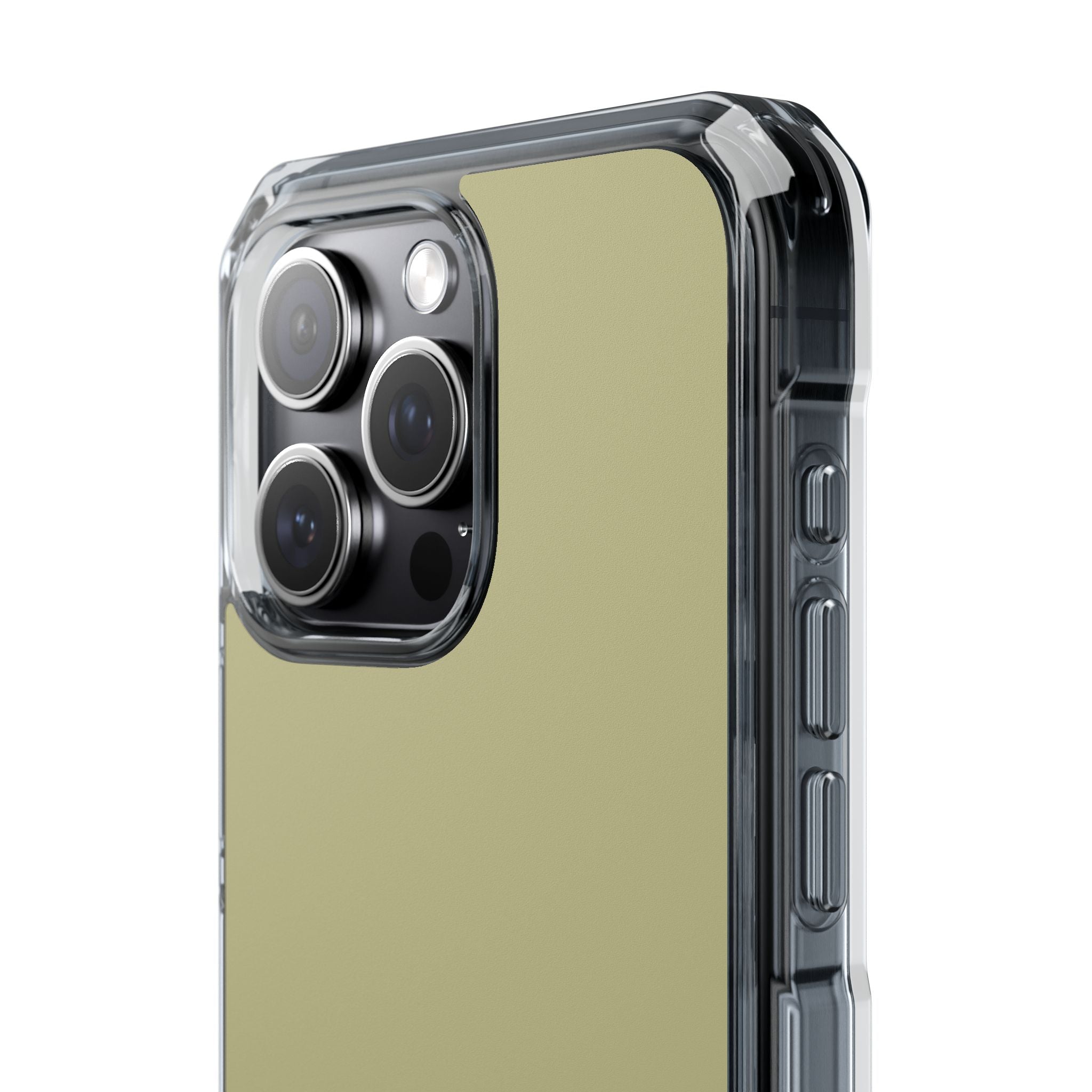 Sage Green - Clear Impact Case for iPhone