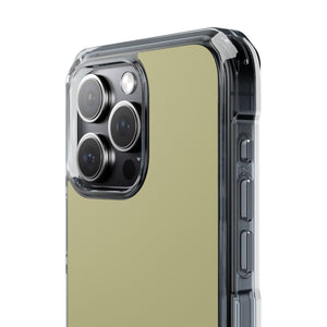 Sage Green | Phone Case for iPhone (Clear Impact Case - Magnetic)