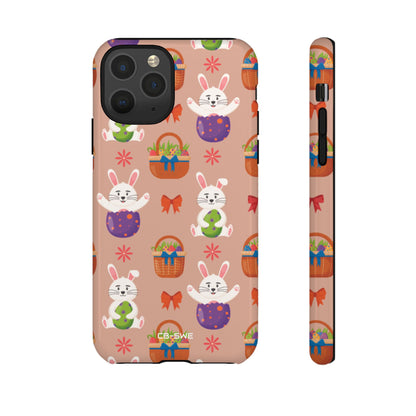 Bunnies Hold Eggs - iPhone Case