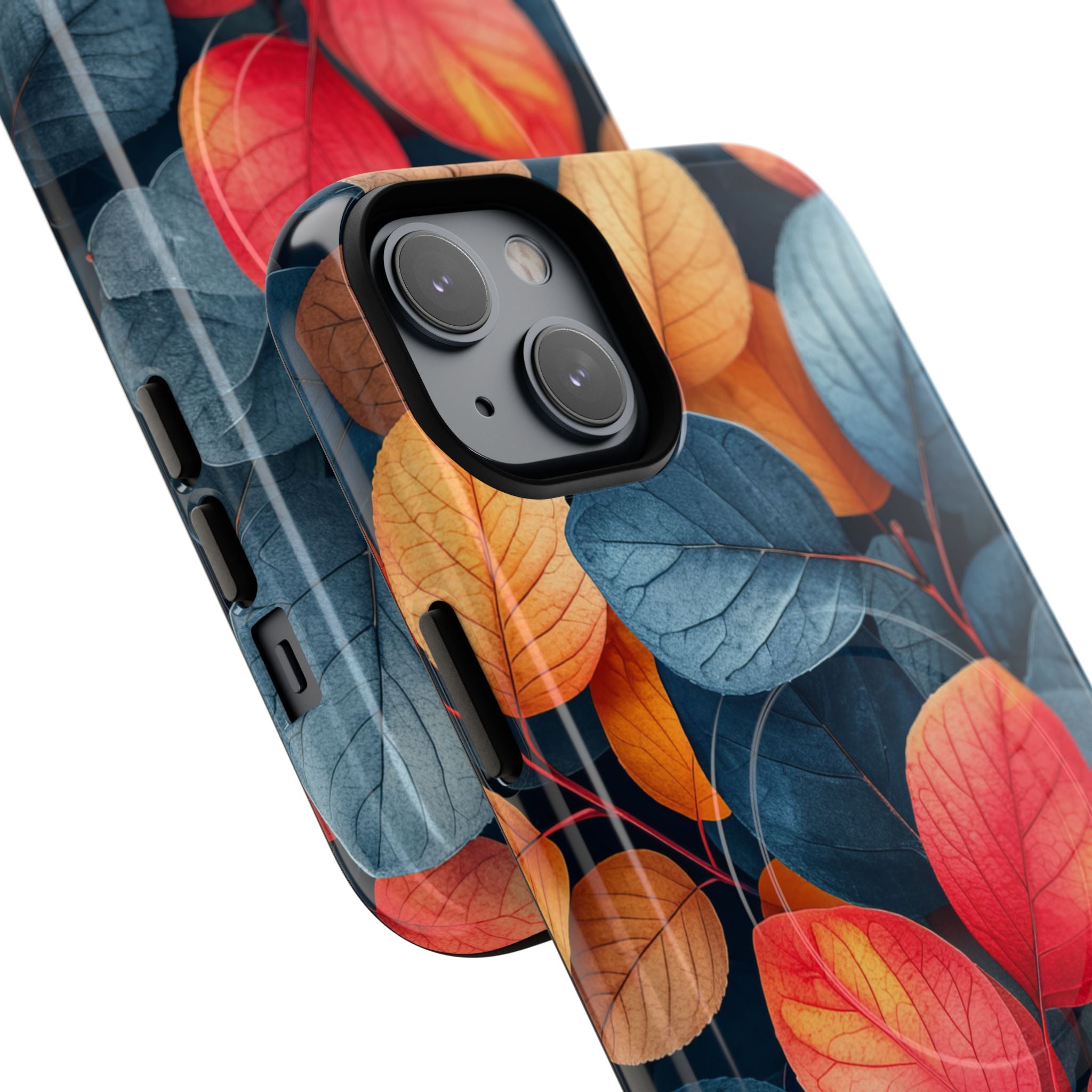 Vibrant Nature Leaves - Tough + MagSafe® iPhone 14 Phone Case