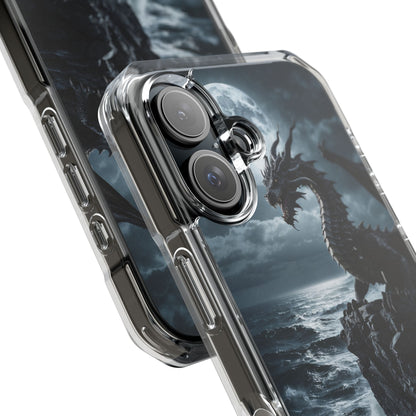 Dragon Roars Against Sea iPhone Case - Impact