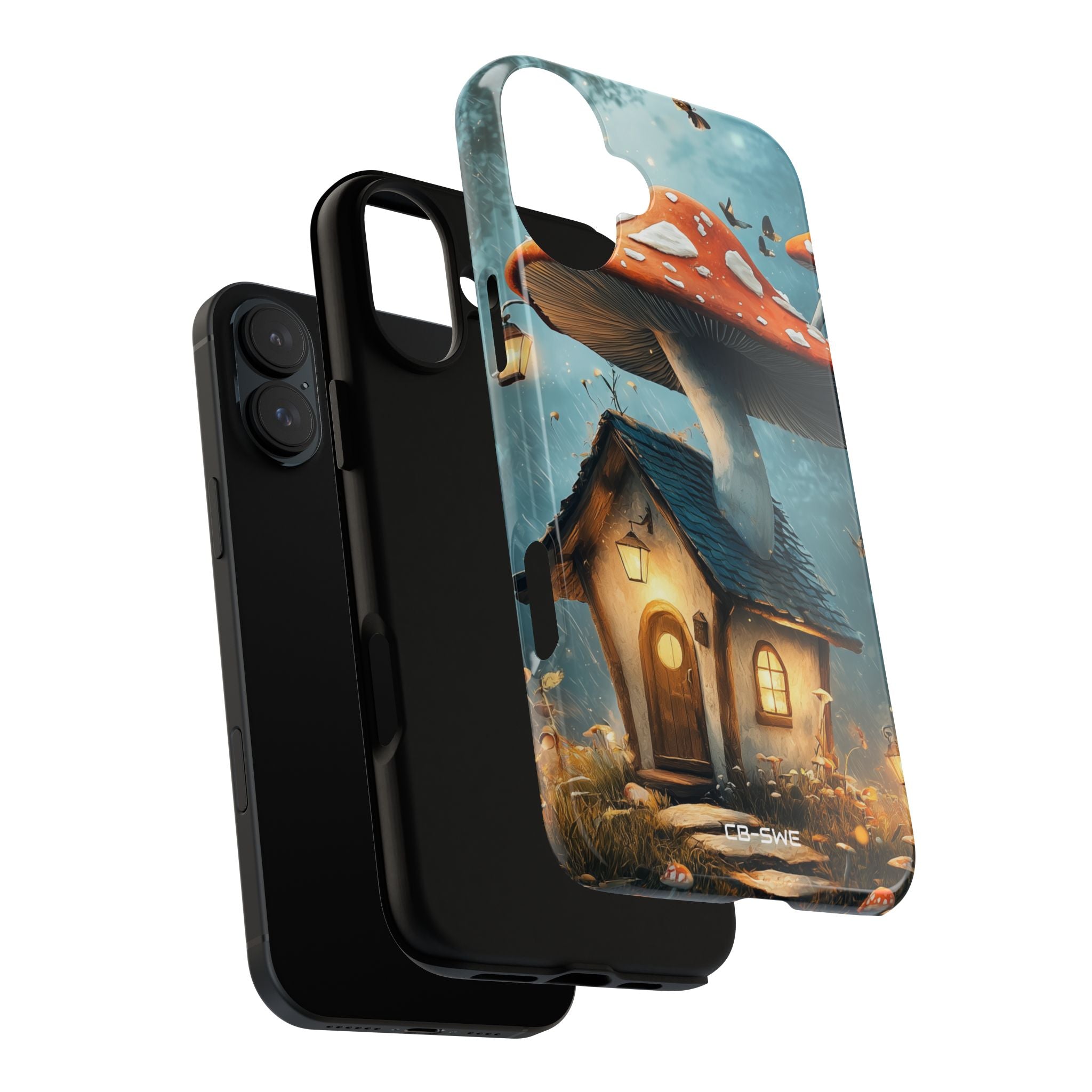 Mushroom House Glows - iPhone Case
