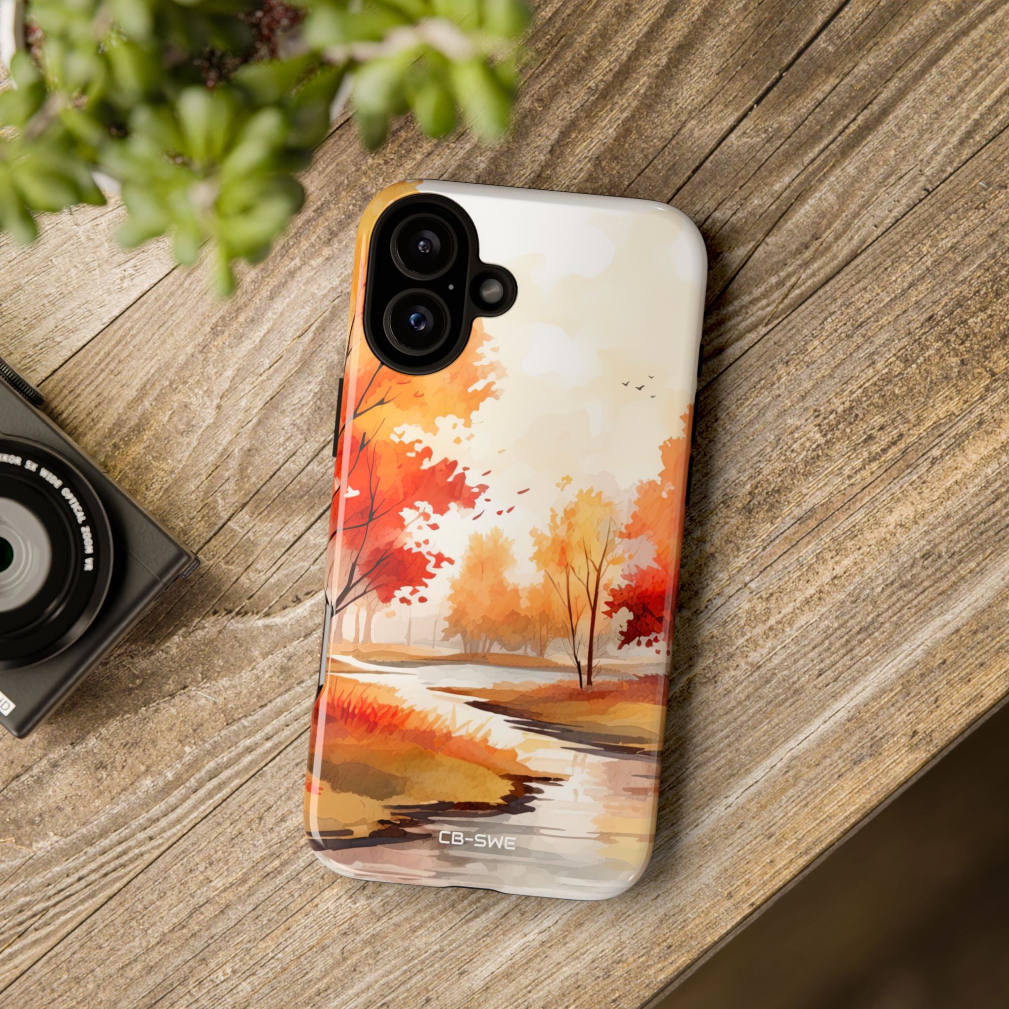 Autumn Leaves Dance - iPhone Case
