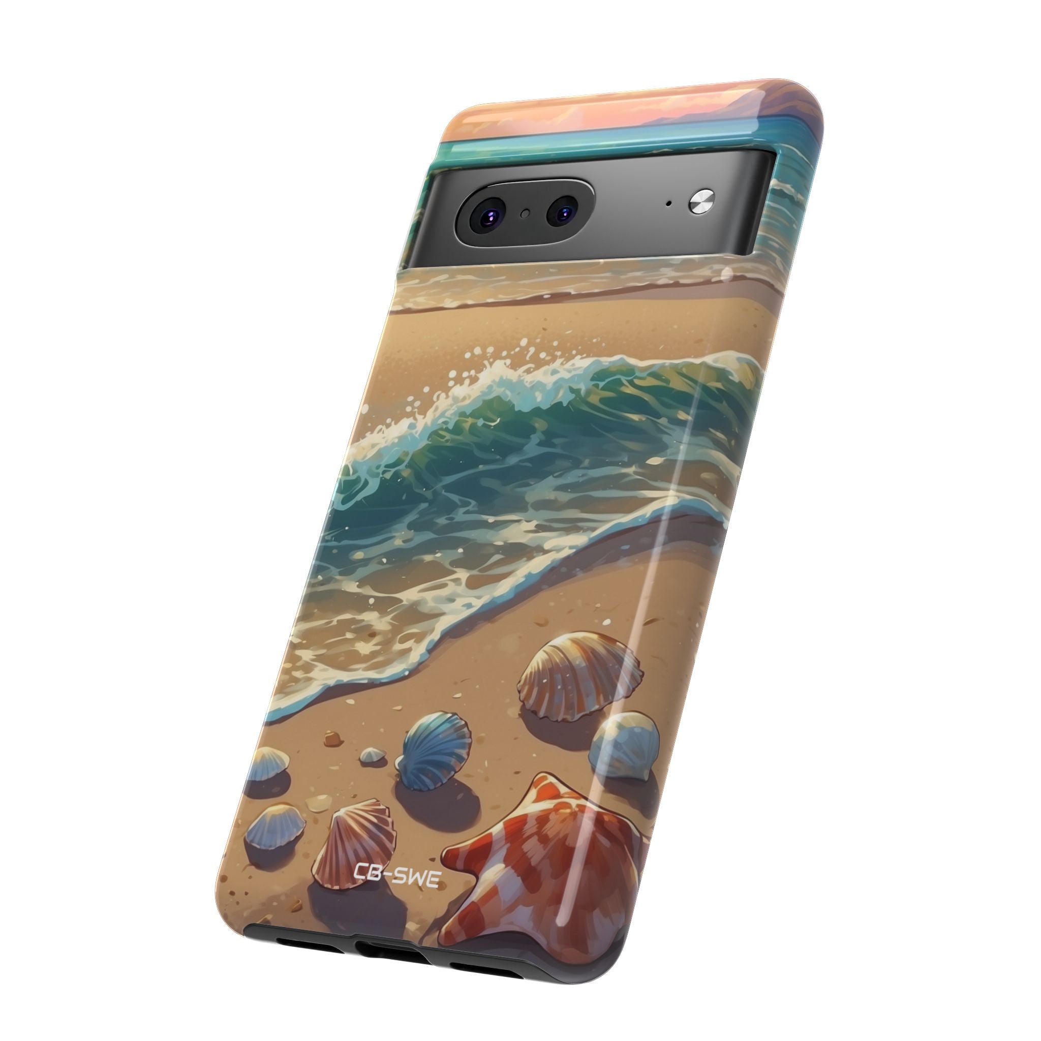 Seashells Kiss Shore - Google Pixel Case