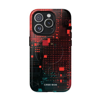 Grid Fusion iPhone 15 Pro Case - Tough+