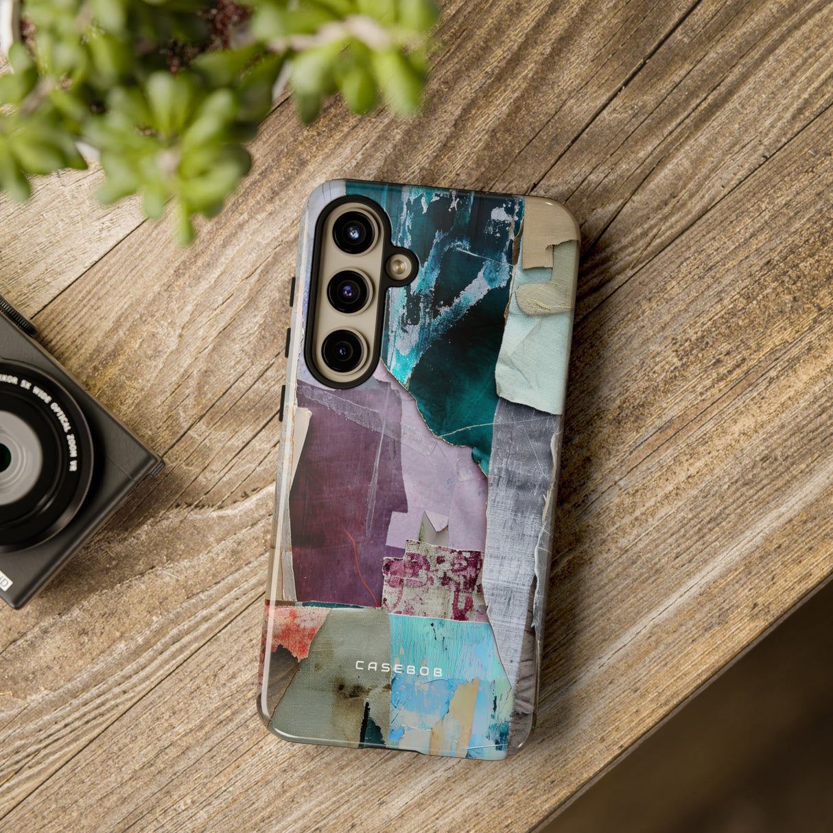 Textured Fabric Fusion - Protective Phone Case